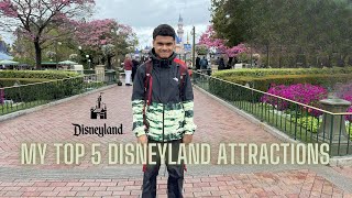 My Top 5 Disneyland Attractions [upl. by Ijic]