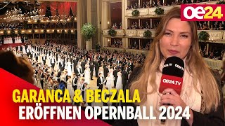 Garanca und Beczala eröffnen Opernball 2024 [upl. by Noimad]