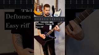 Deftones  Change Guitar Cover with Tabs [upl. by Alegnatal]