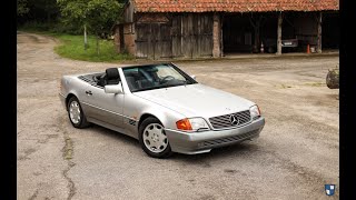 MercedesBenz R129 300SL24 5Speed Manual 9000 kilometers from new Unrestored Survivor [upl. by Hanima694]