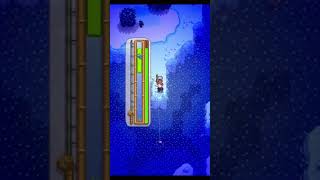 My VERY FIRST TIME CATCHING A Glacier fish with a bamboo rod stardewvalley glacierfish viral [upl. by Ahsillek227]