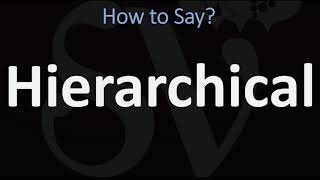 How to Pronounce Hierarchical CORRECTLY [upl. by Llevra537]