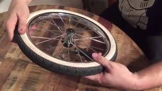 How to Change the Tire  Inner Tube on an Emmaljunga Mondial De Luxe [upl. by Lelah471]