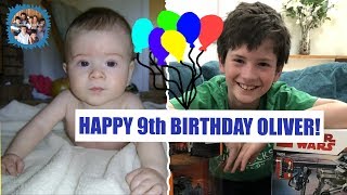 HAPPY 9th BIRTHDAY OLIVER PLUS ALIYAHS BIG SCHOOL VISIT [upl. by Cissy]