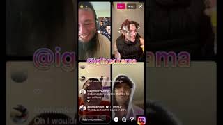 wyezy amp Aaron Carter argue over clout on IG live [upl. by Jacquie]