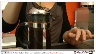 BODUM CHAMBORD  Cafetière à piston  Le Test MaxiCoffee [upl. by Arobed]