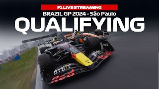 LIVE F1 Data Brazil GP 2024 Interlagos São Paulo Qualifying  Formula 1 Commentary [upl. by Attenaz213]