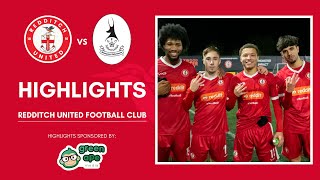 HIGHLIGHTS  Redditch United vs AFC Telford United [upl. by Naivart]