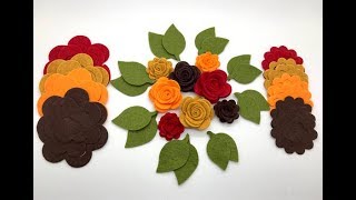 Felt Flowers Set [upl. by Halueb]