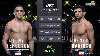 Tony Ferguson vs Beneil Dariush Full Fight [upl. by Mosenthal982]