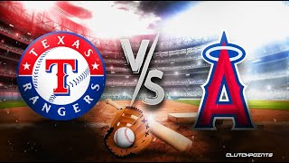 Live MLB Gameplay  TEX Rangers  LAA Angels  2024 [upl. by Deryl]