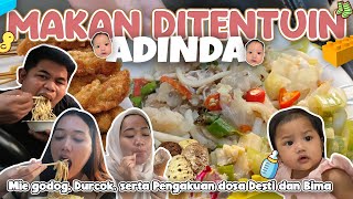 MAKAN DITENTUIN ADINDA SANGAT KOOPERATIF AKHIRNYA DAPET MAKANAN YANG [upl. by Ahsihat]