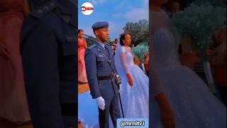 🇷🇼Rwanda AIR FORCE WEDDING with colorful uniform girlsinarmy militarywedding rdf [upl. by Annayrb]