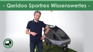 Alles Wissenswerte zum Qeridoo Sportrex Kinderanhänger [upl. by Terryl201]