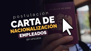 Cómo POSTULAR a la NACIONALIDAD CHILENA  Empleados [upl. by Celestyna]