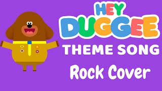 Hey Duggee theme song as rock n roll cover [upl. by Anwahsar]