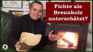 Wird Fichte als Brennholz unterschätzt [upl. by Ennove]