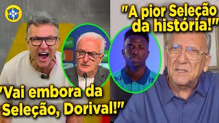 🤬NINGUÉM AGUENTA MAIS A SELEÇÃO NETO E GALVÃO DETONAM DORIVAL E VINICIUS JR POR EMPATE COM URUGUAI [upl. by Burt765]