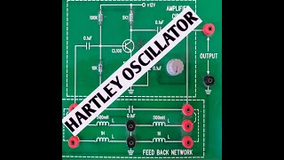 HARTLEY OSCILLATOR EXPERIMENT [upl. by Yborian]