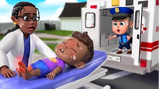 Policeman is Here to Help  Police Officer Song  Job and Career  Rosoo Nursery Rhymes amp Kids Songs [upl. by Avonasac]