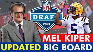 Mel Kiper UPDATED 2024 NFL Draft Big Board Top 25 NFL Draft Prospect Rankings Ft Jayden Daniels [upl. by Norrat]