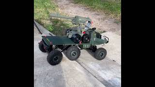 Custom 6x6 112 scale RC Crawler  GI Joe Vehicle [upl. by Yentruoc33]