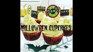 Pistáciové halloweenské cupcakes 🎃 HALLOWEEN Speciál 👻CZSK HD recipe [upl. by Dagall338]