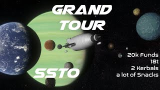 KSP  low mass Grand Tour SSTO  rKSP Discord Tournament FINALE [upl. by Osmund]