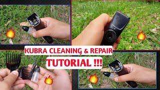 Kubra KB1001 Trimmer Cleaning and Repair Tutorial  How to clean trimmer [upl. by Ardnekahs]