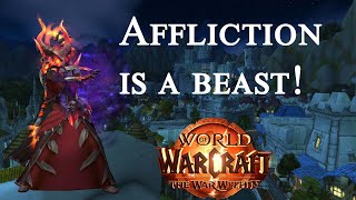 This spec is a monster  Affliction warlock pvp the war within [upl. by Varuag]