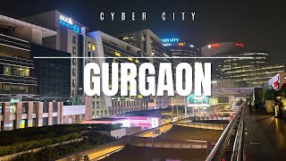 DLF CyberHub  Cyber city Gurgaon  Night view [upl. by Luana]