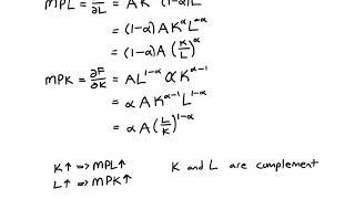 Cobb Douglas Production Function [upl. by Ahsenor582]