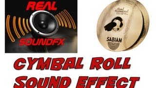 Cymbal roll sound effect  realsoundFX [upl. by Eytteb527]