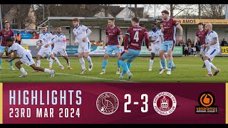 Taunton Town FC 2  3 Chelmsford City FC  Match Highlights [upl. by Ashatan]