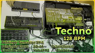 Live Techno with Syncussion bass [upl. by Ruphina625]