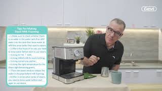 How to Froth Good Milk with Your Gevi GECME403U Espresso Machine Pre  Upgrade [upl. by Merwin898]