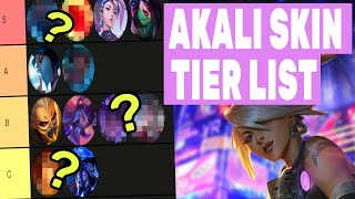 AKALI SKIN TIER LIST [upl. by Tri]