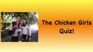 THE ULTIMATE CHICKEN GIRLS QUIZ  Bratayley Bites [upl. by Nalak]