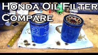 Honda Oil Filter Comparison 15400PLMA01 and 15400PLMA02 [upl. by Irrep424]