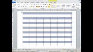 How to Create and Customize Calendar in MS Word [upl. by Refotsirc469]