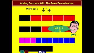 Adding and subtracting fraction which have the same denominators [upl. by Anitak871]