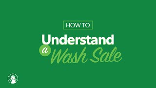 Understanding a Wash Sale  Fidelity Investments [upl. by Cavuoto]