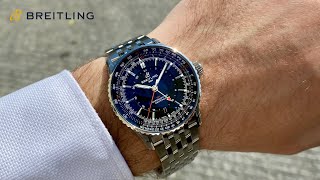 Breitling Navitimer automatic GMT 41 mm black [upl. by Ahsiyk479]