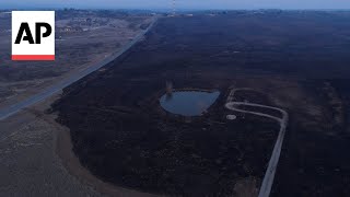 Wildfire scorching Texas Panhandle has grown to largest in state history [upl. by Lyrpa]