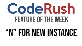 CodeRush FotW quotNquot For New Instance [upl. by Fishbein]