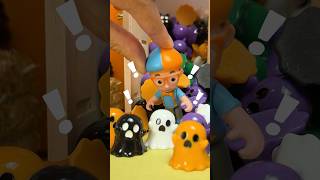 Blippi Finds GHOSTS Trick or Treat Challenge blippi shorts [upl. by Daye]