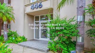 446 San Vicente Blvd 107 Santa Monica CA 90402 MLS [upl. by Leissam]