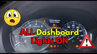 How To FIX Acura MDX All Warning Lights On  All Dashboard Warning Lights On RESOLVED [upl. by Alrak731]