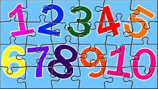 Learn Numbers With Color Book Puzzles  Number Song  Color Song  Kids Puzzles [upl. by Ilojna779]