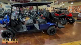 2025 EZGo Express 6 ELiTE Lifted Lithium Electric Blue [upl. by Eiralih]